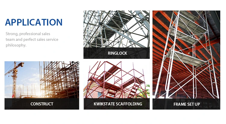 Frame scaffolding construction applications