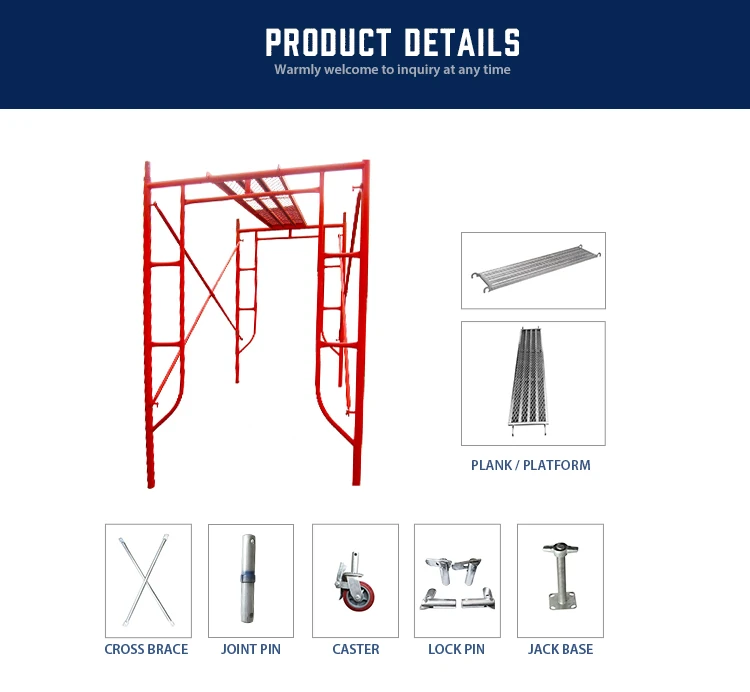 Frame scaffold and accessory overview