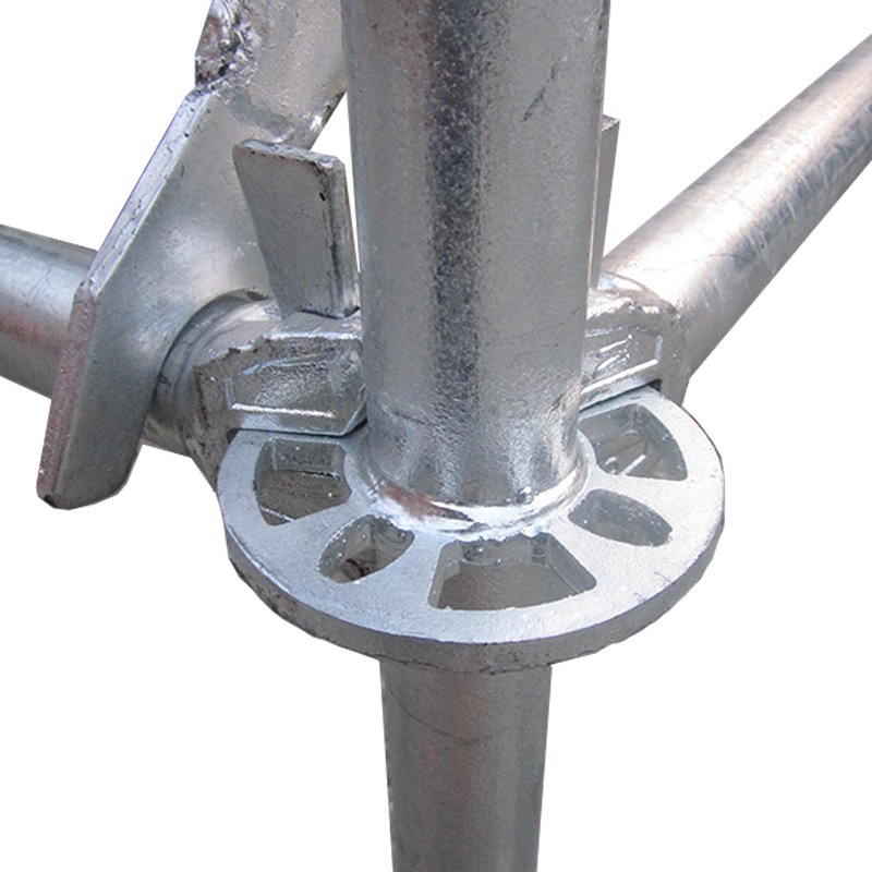 Ringlock rosette and ledger connection