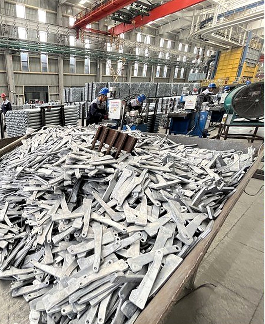 Steel component production