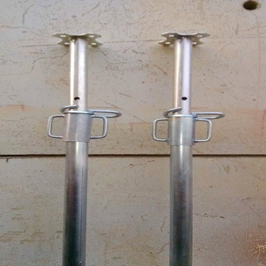 Galvanized adjustable props