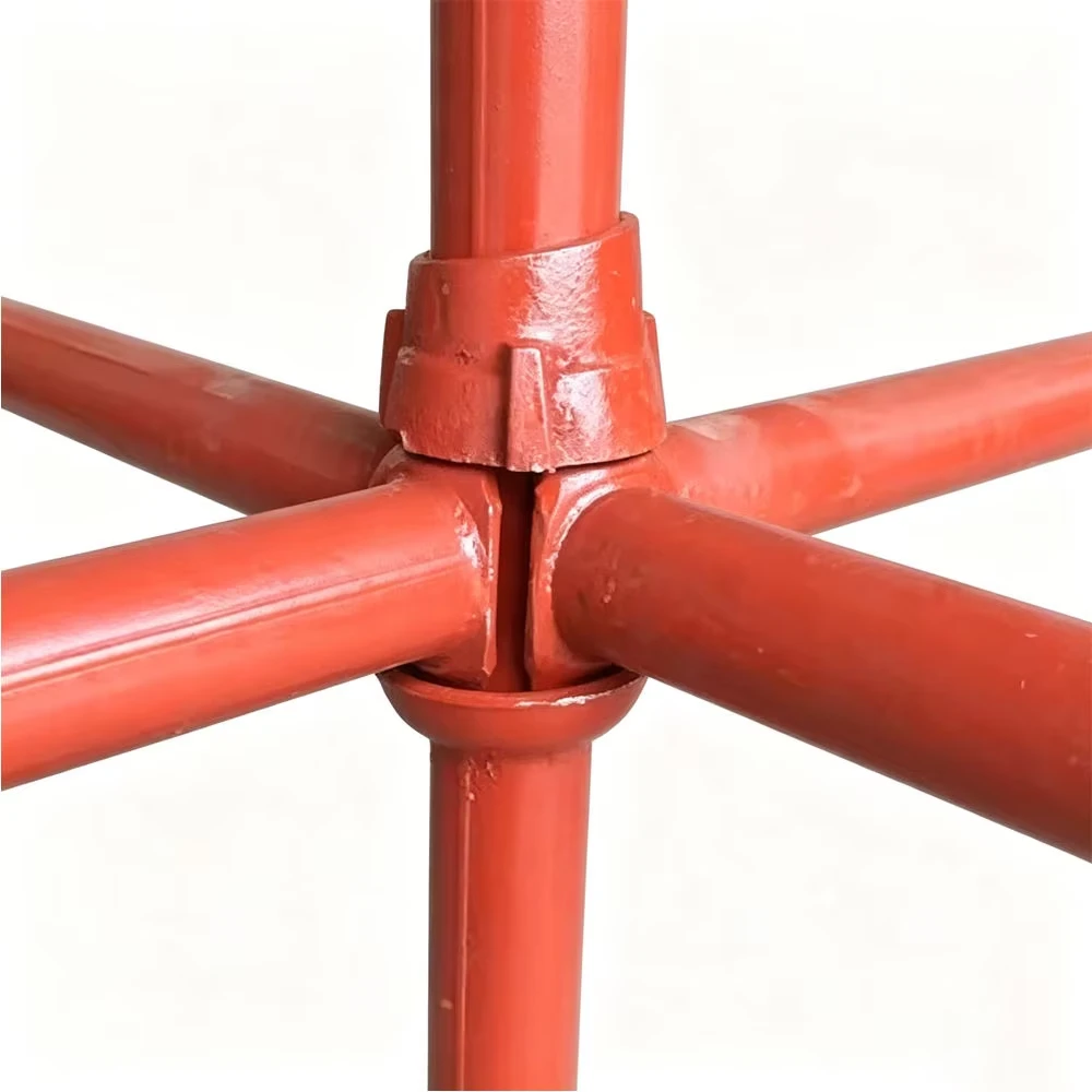 Red coated finish